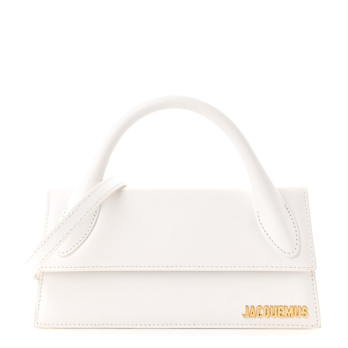 Smooth Calfskin Le Chiquito Long White