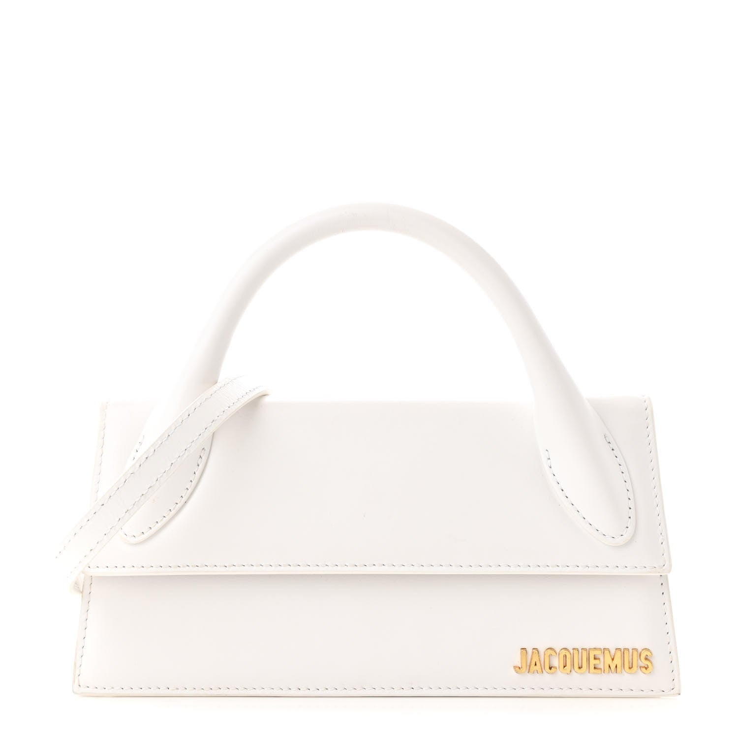 Jacquemus Smooth Calfskin Le Chiquito Long White 1 of 9