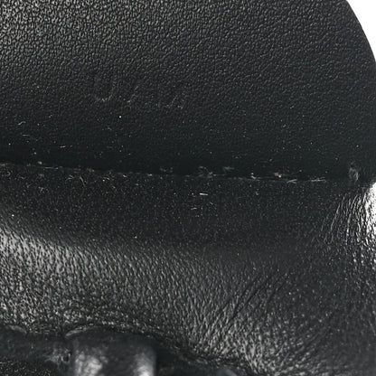 Hermes Milo Lambskin Grigri Rodeo Pegase Horse Bag Charm MM So Black 4 of 5