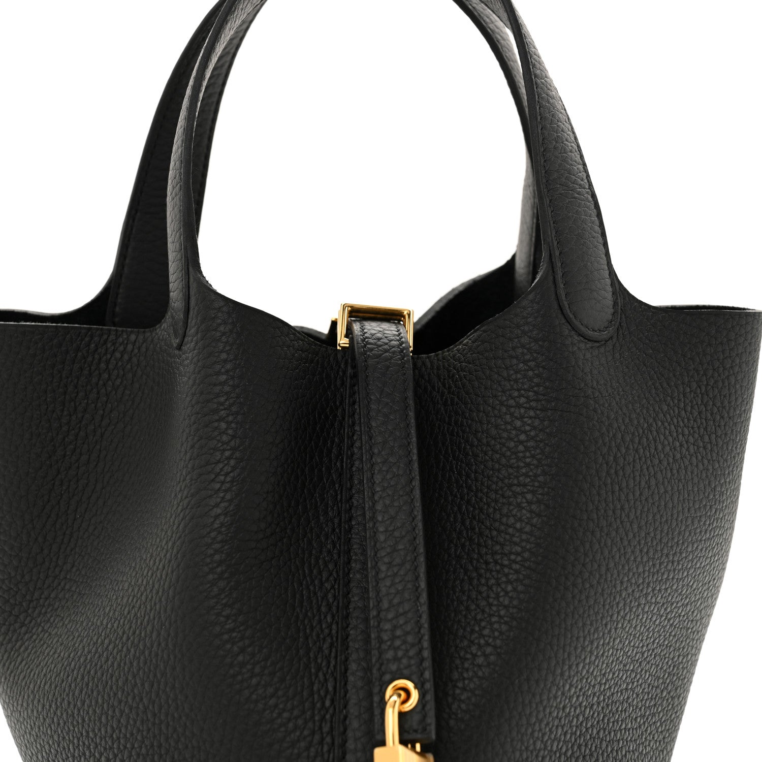 Hermes Taurillon Clemence Picotin Lock 18 PM Black 8 of 12