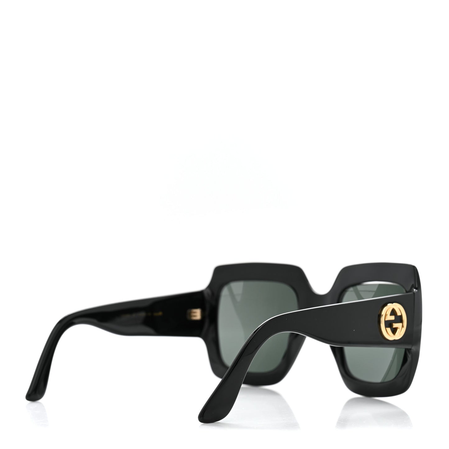 Acetate Square Frame Sunglasses GG0053S Black