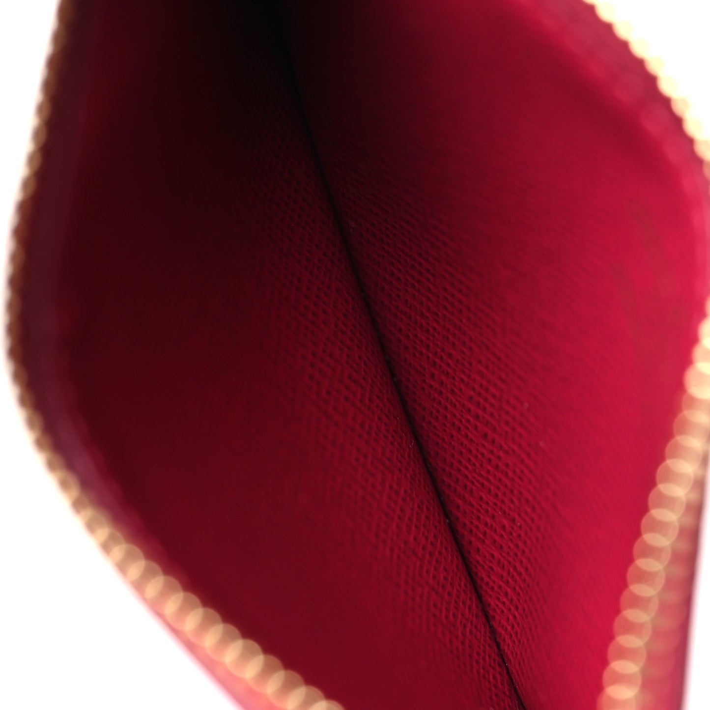 Monogram Zipped Card Holder Fuchsia