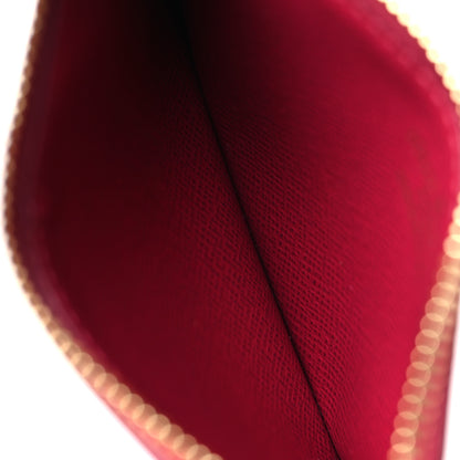 Louis Vuitton Monogram Zipped Card Holder Fuchsia 6 of 9