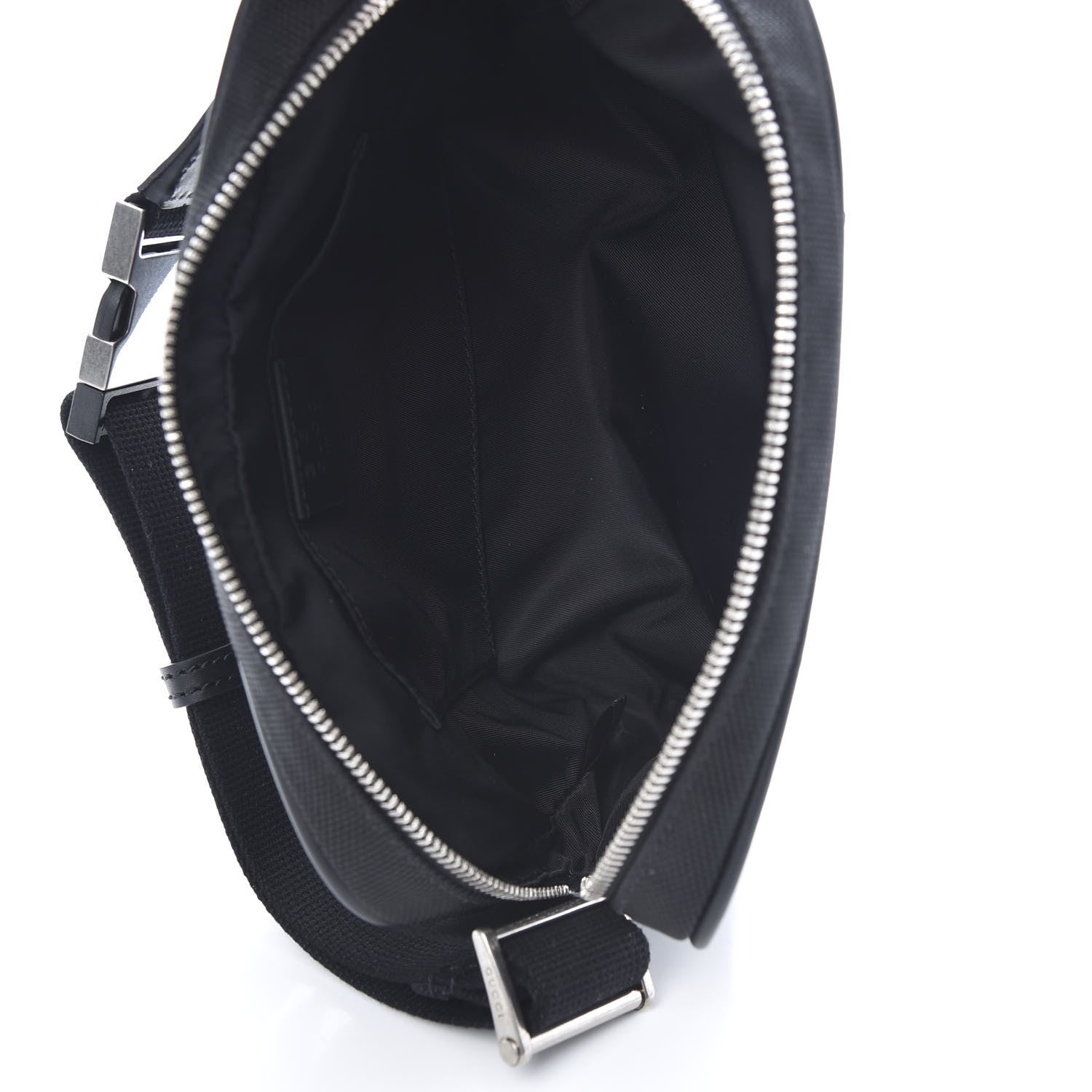 Gucci Canvas Web Slim Belt Bag Black 5 of 10