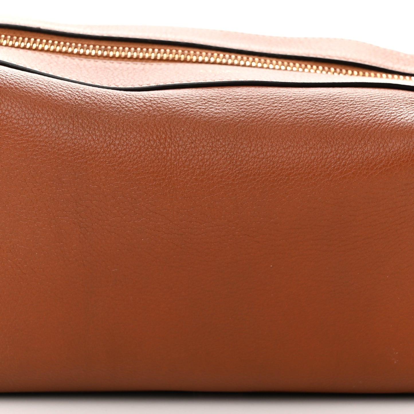 Supple Calfskin Medium Romy Shoulder Bag Tan