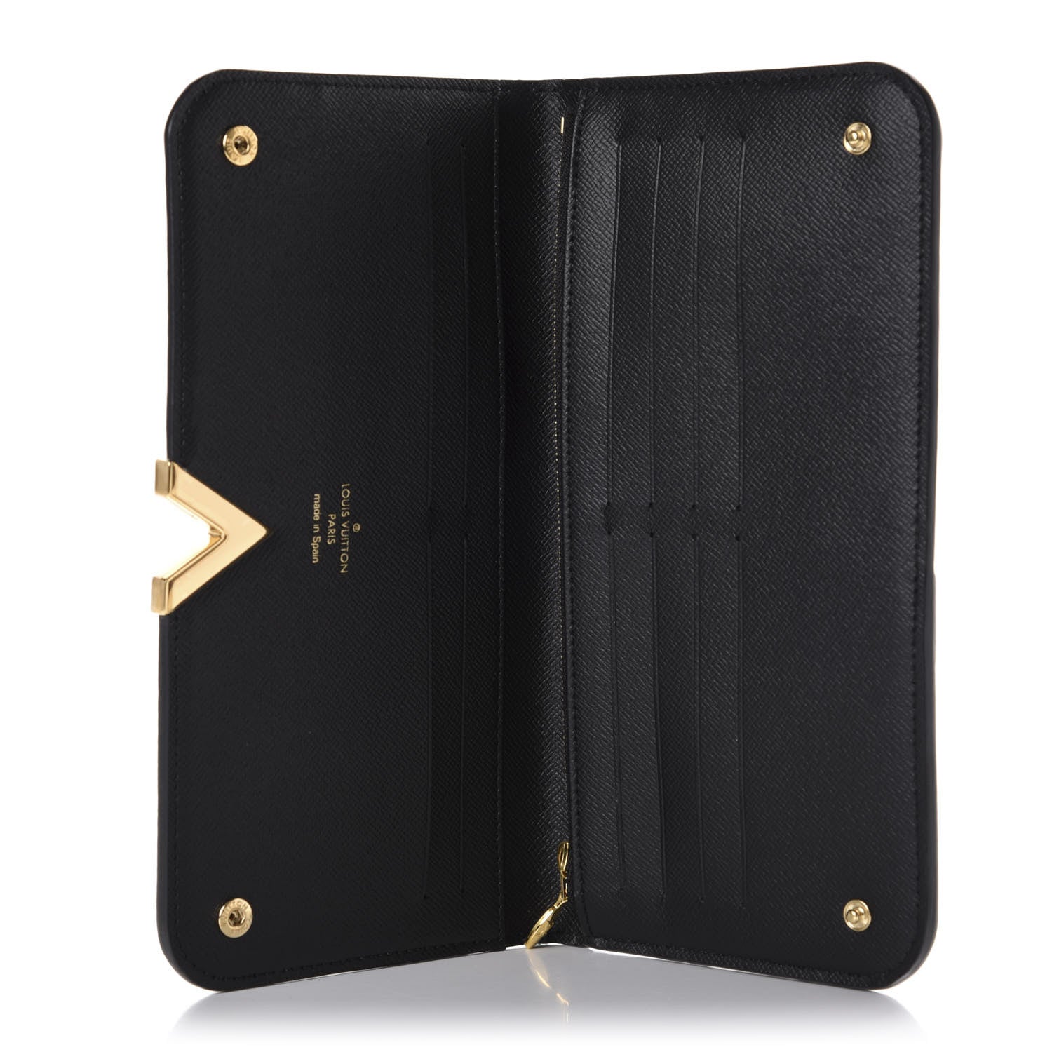Louis Vuitton Monogram Monogram Kimono Wallet Black 4 of 8