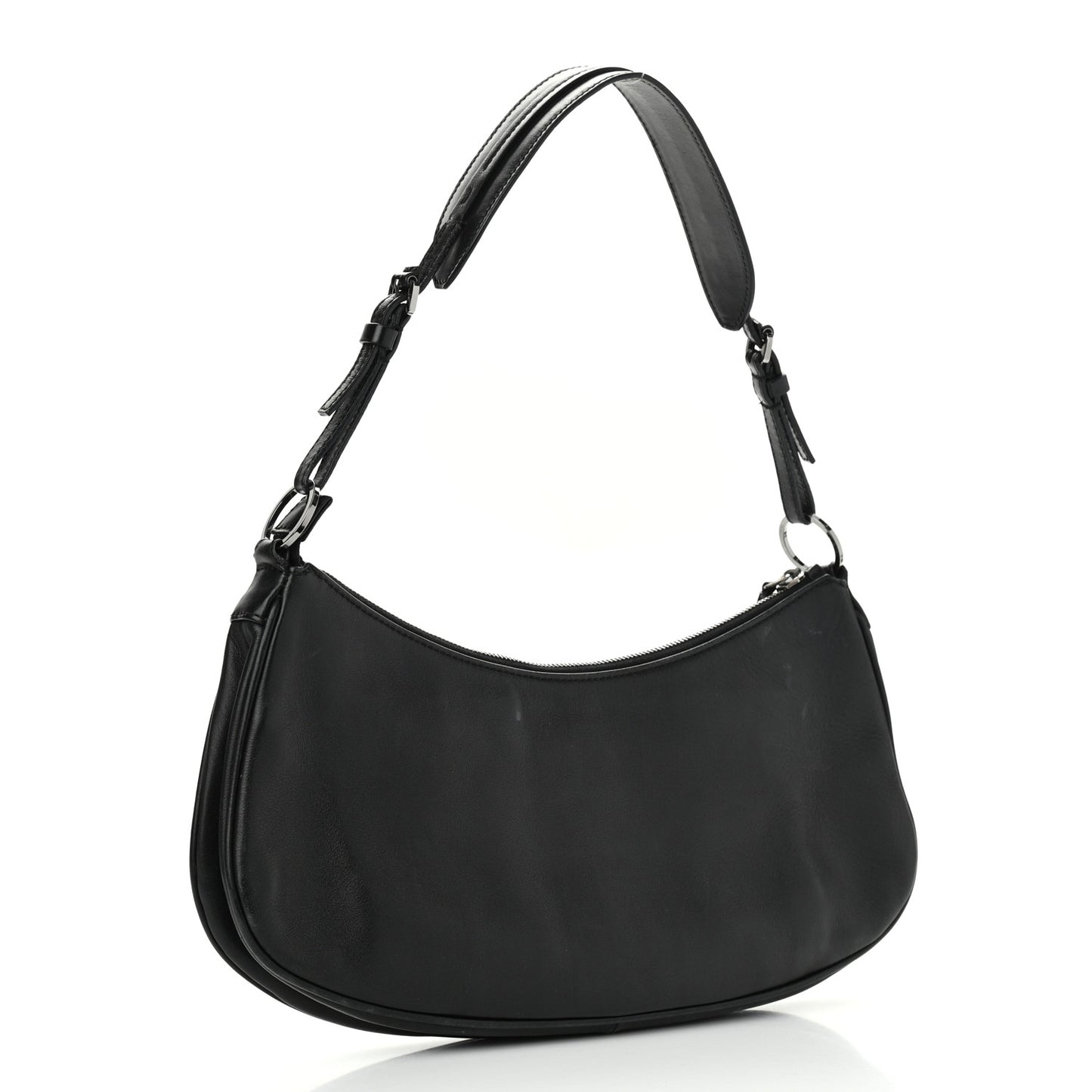 Calfskin Shoulder Bag Black