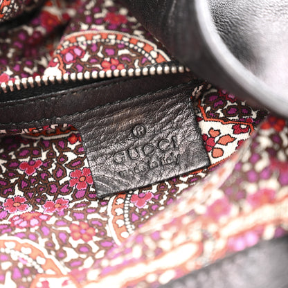 Gucci Guccissima Medium Indy Top Handle Hobo Black 6 of 13