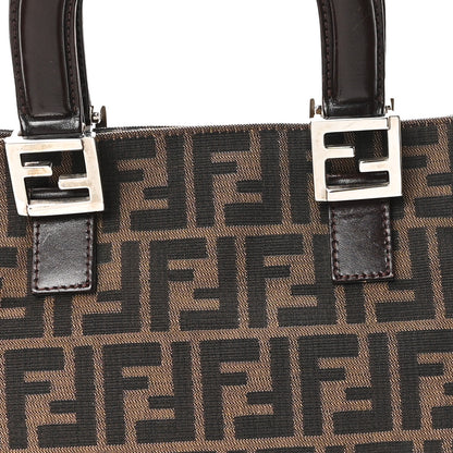 Fendi Zucca Small Holdall Tote Tobacco 8 of 12