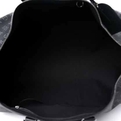 Louis Vuitton Monogram Eclipse Keepall Bandouliere 55 5 of 9