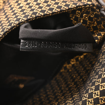 Fendi Micro Zucchino Forever Mini Mama Baguette Black Gold 7 of 10