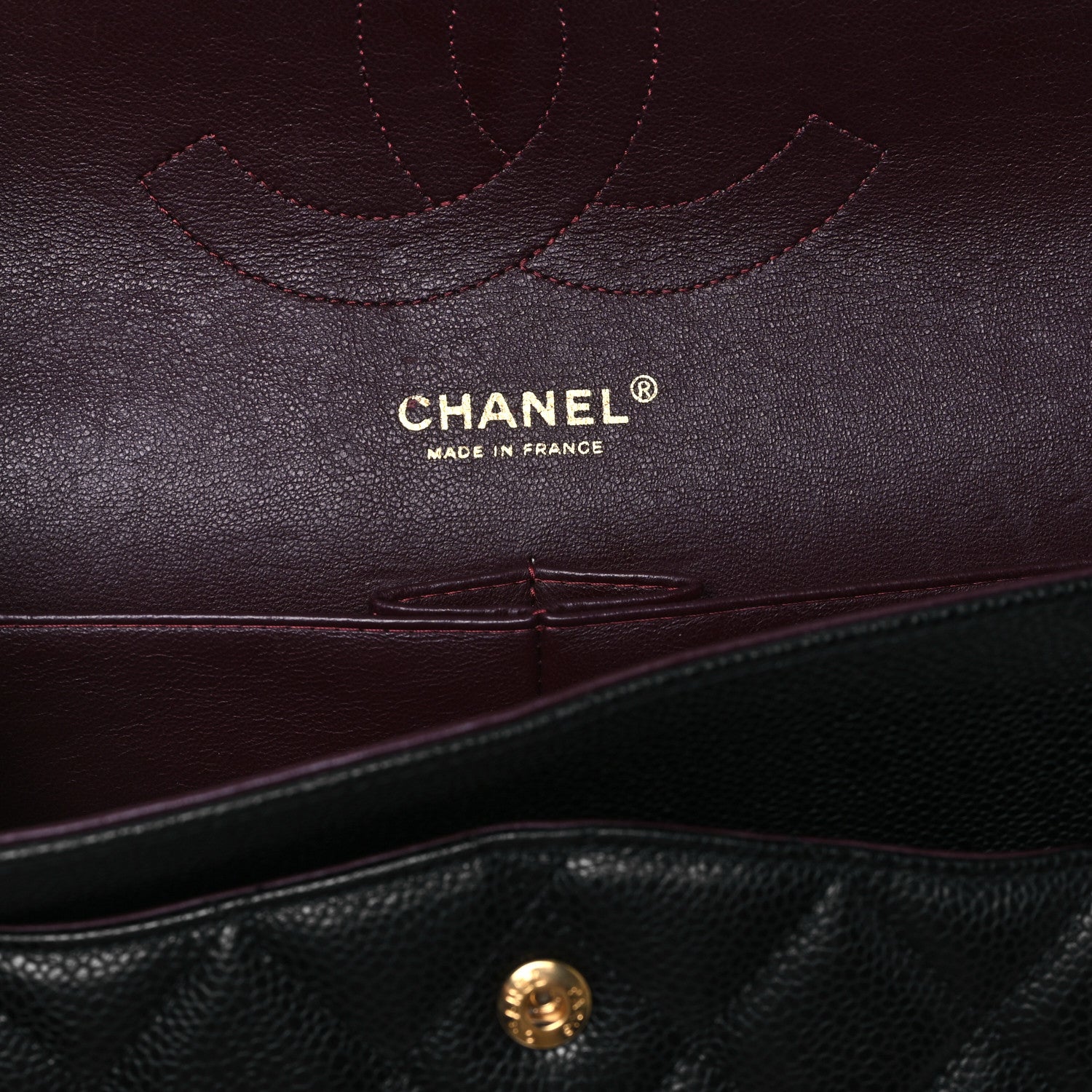 Chanel Caviar Quilted Jumbo Double Flap Black 6 of 11