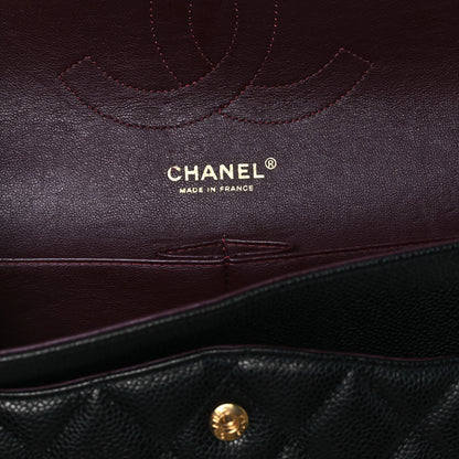 Chanel Caviar Quilted Jumbo Double Flap Black 6 of 11