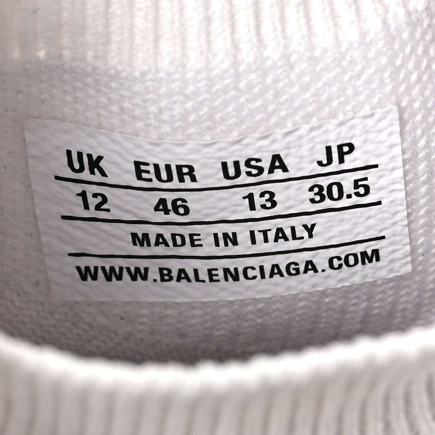 Balenciaga Neoprene Knit Mens Speed Graffiti Sneakers 46 White Black 7 of 9