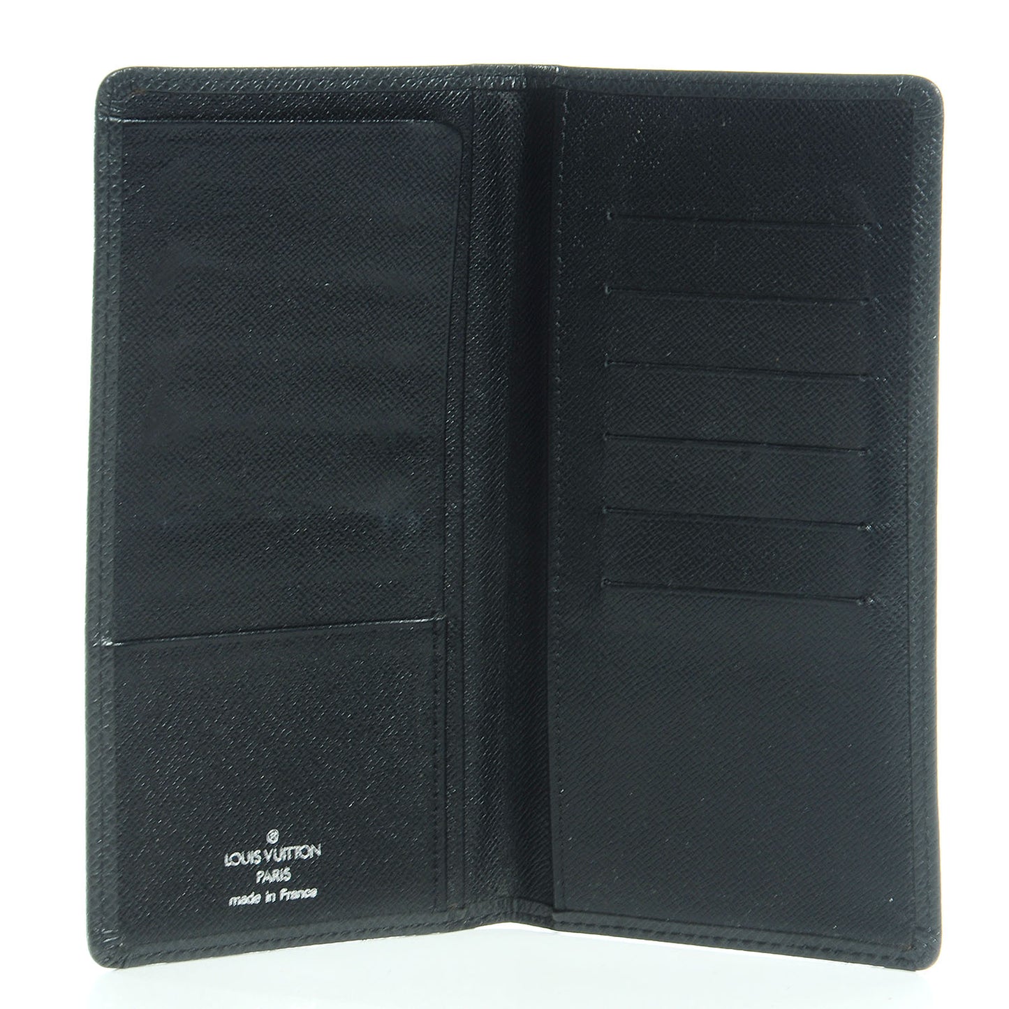 Taiga European Checkbook and Card Holder Ardoise
