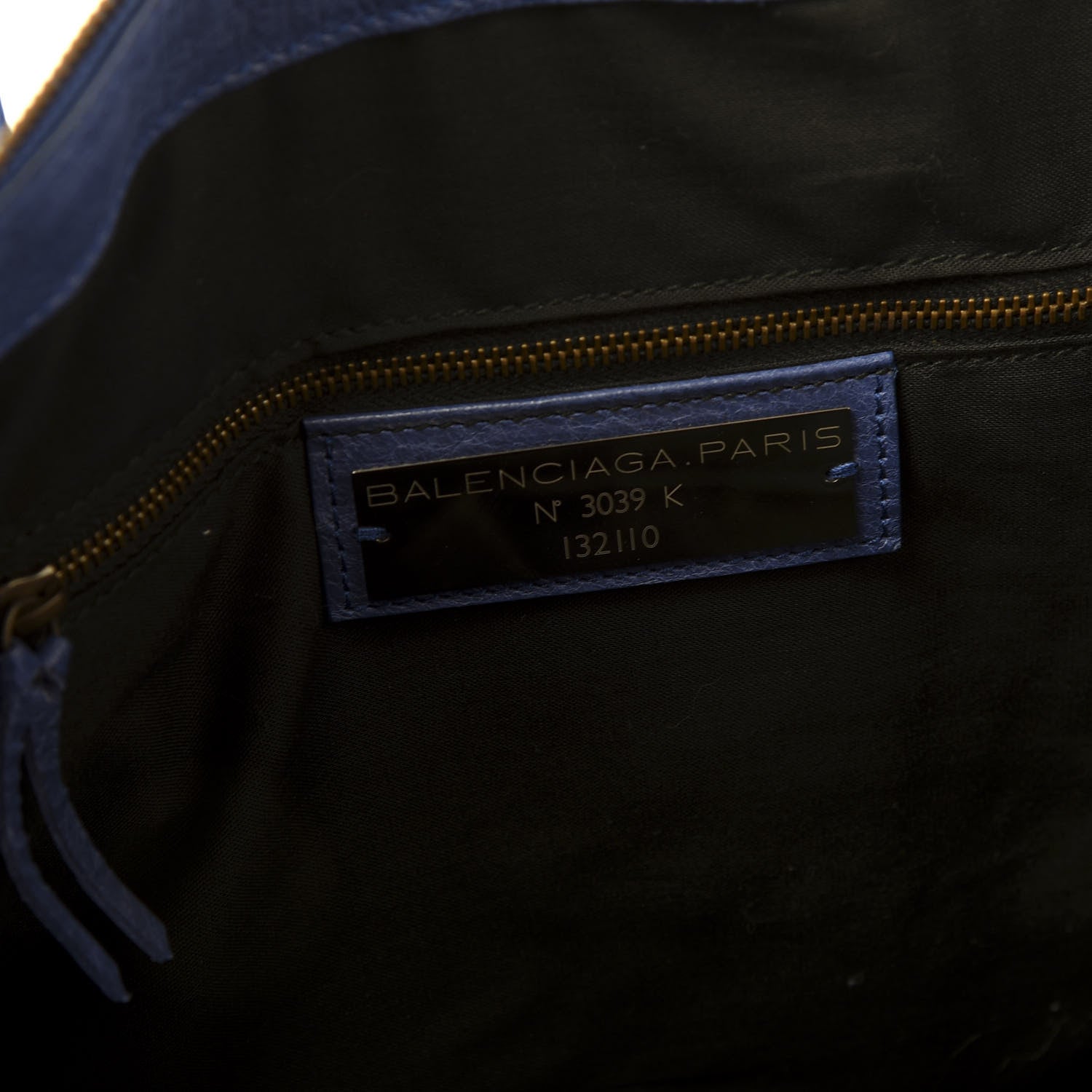 Balenciaga Agneau Classic Hardware Work Bleut Bleu Glacier 7 of 8