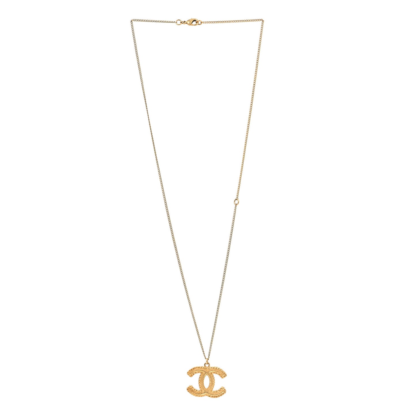CC Necklace Matte Gold