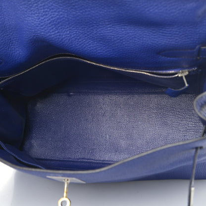 Hermes Togo Kelly Retourne 32 Bleu Electrique 5 of 15