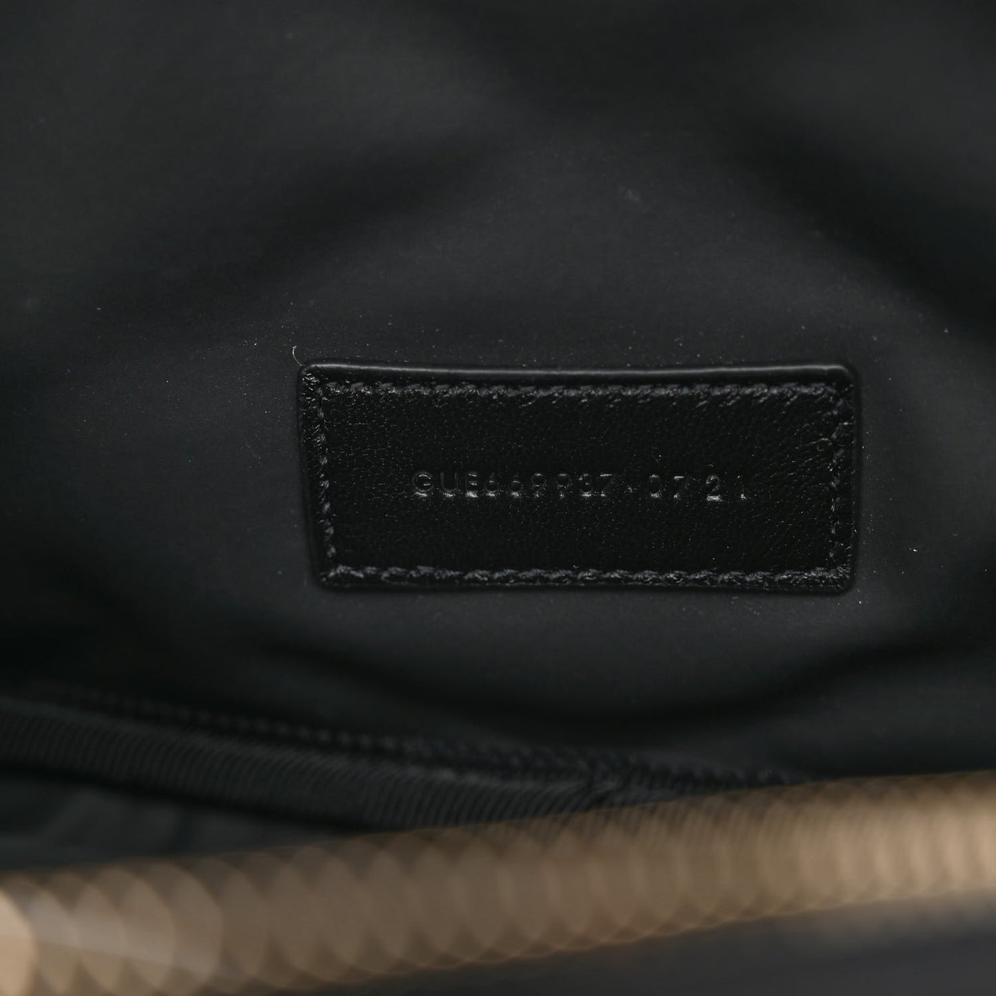 Lambskin Quilted Lolita Cosmetic Pouch Black