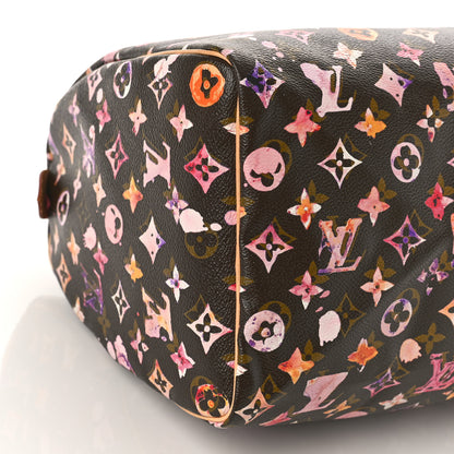 Louis Vuitton Watercolor Aquarelle Speedy 35 Brown 7 of 9