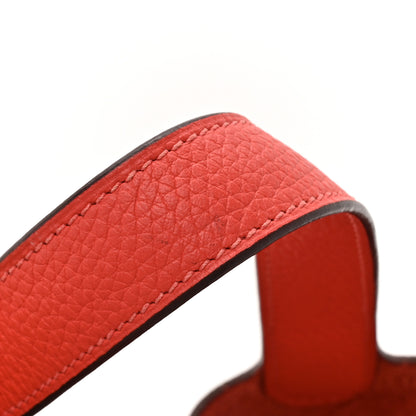 Hermes Taurillon Clemence Picotin Lock 18 PM Rose Jaipur 13 of 14