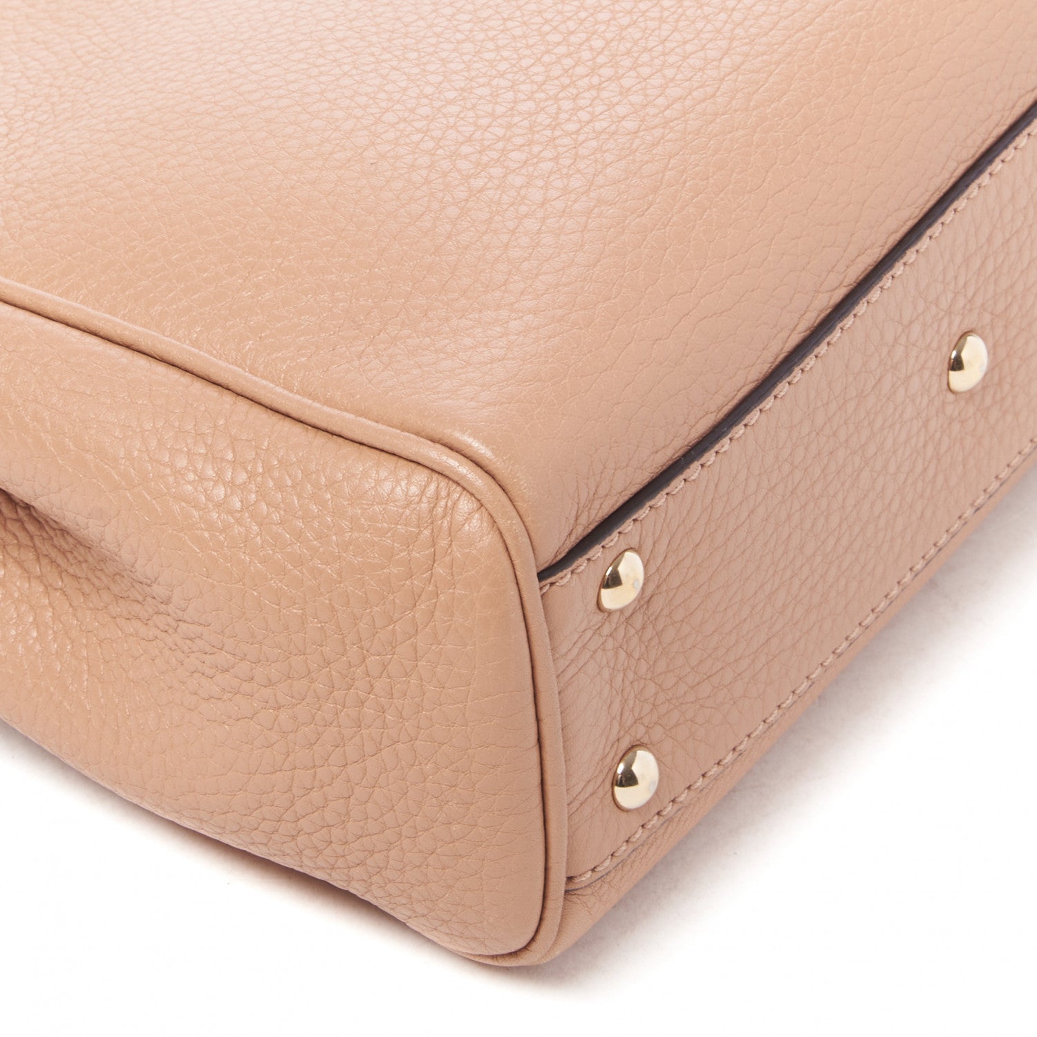 Gucci Cellarius Calfskin Mini Bamboo Shopper Tote Camelia 6 of 8