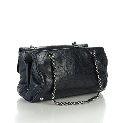 Chanel Lambskin Quilted Ritz Flap Navy 3 of 7