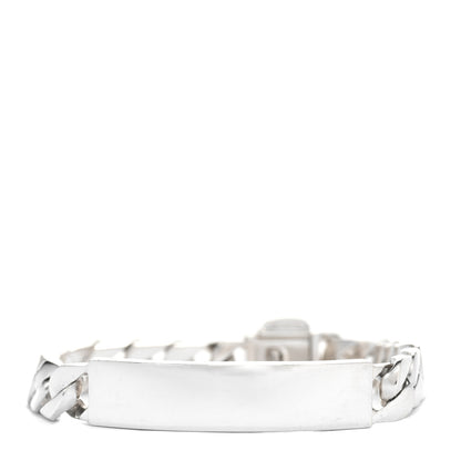 Tiffany Sterling Silver Curb Link ID Bracelet 1 of 4