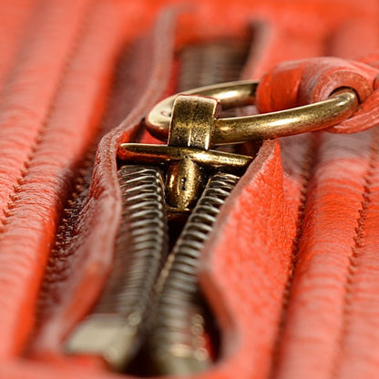 Celine Bullhide Calfskin Medium Phantom Luggage Burnt Orange 5 of 16