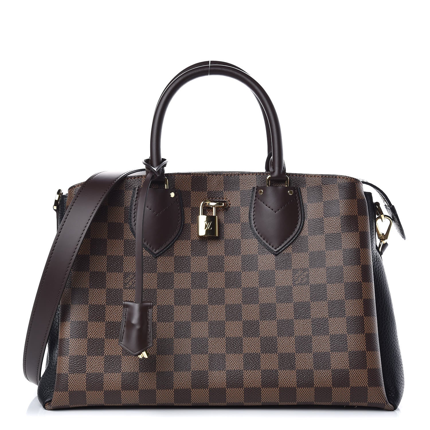 Louis Vuitton Cuir Taurillon Damier Ebene Normandy Black 1 of 9