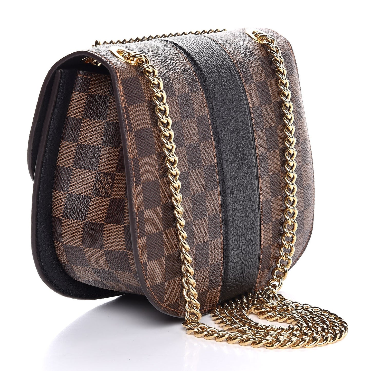 Damier Ebene Cuir Taurillon Wight Black