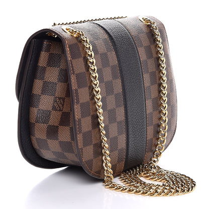 Louis Vuitton Damier Ebene Cuir Taurillon Wight Black 4 of 8