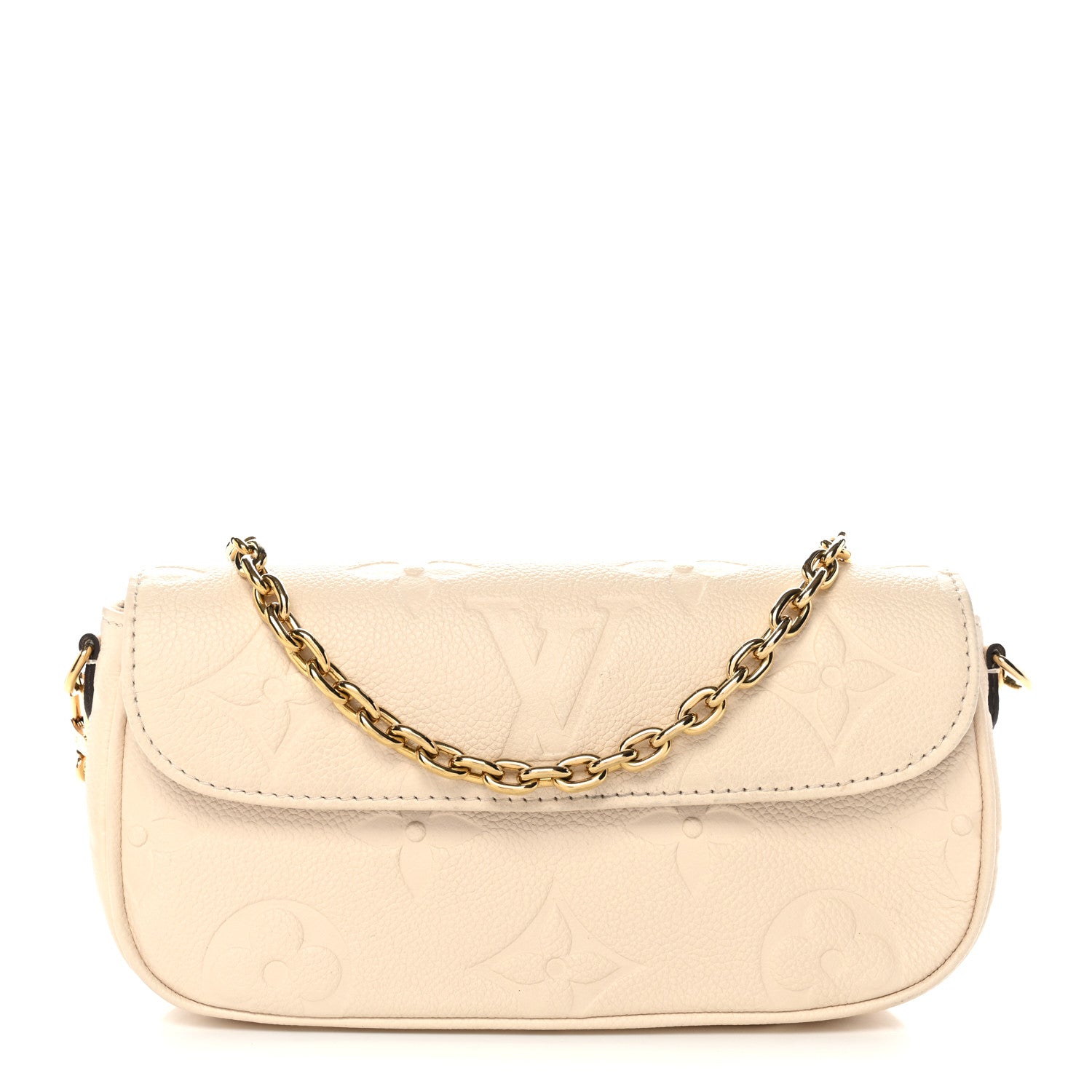Louis Vuitton Empreinte Monogram Giant Ivy Wallet On Chain Cream 1 of 9