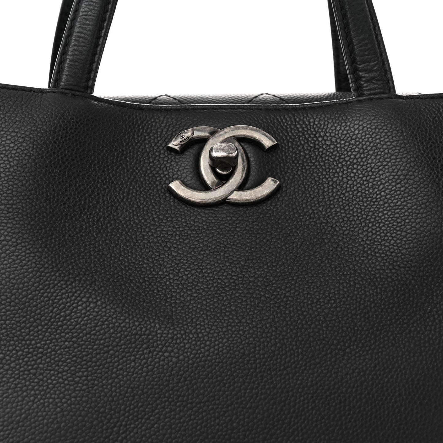 Caviar Shopping Tote Black