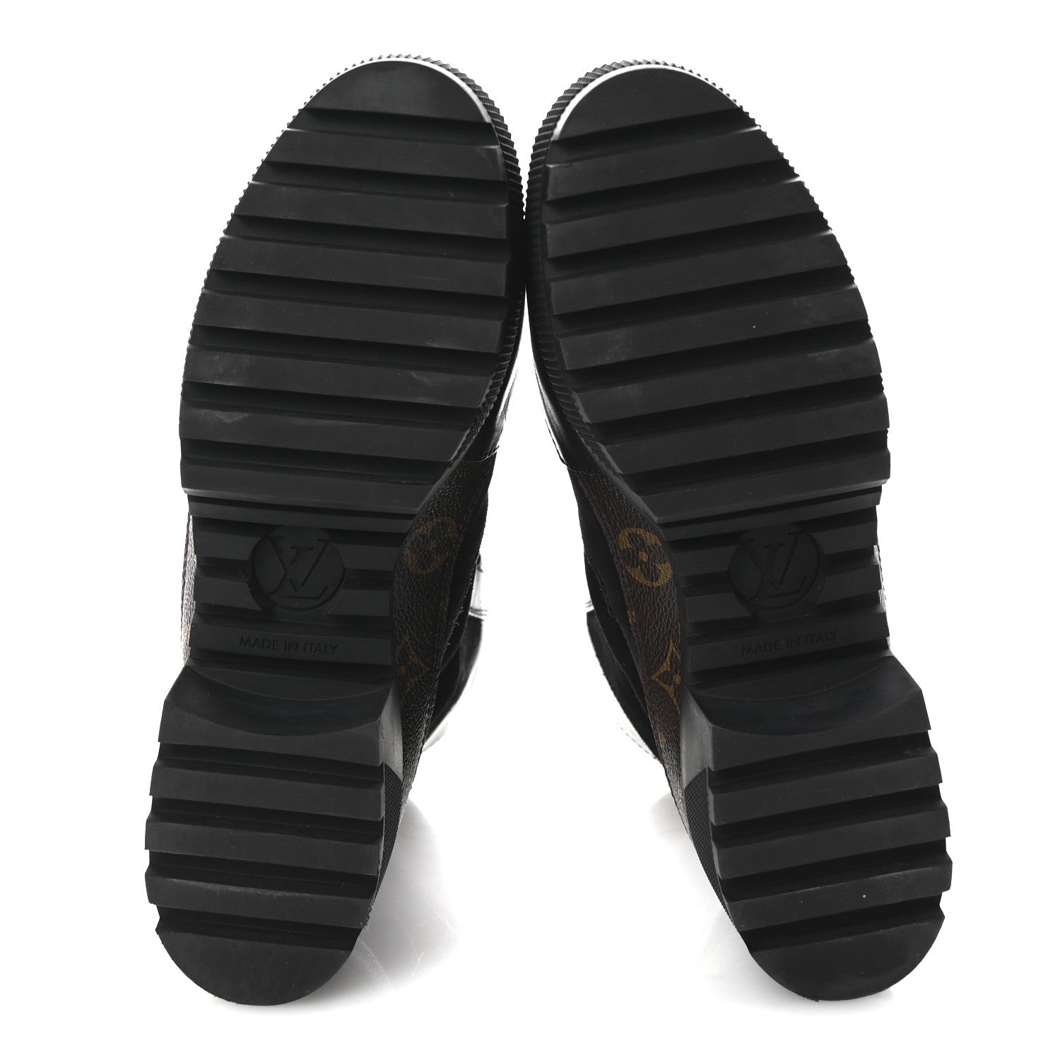 Louis Vuitton Suede Calfskin Monogram Laureate Platform Desert Boots 40 Black 6 of 9