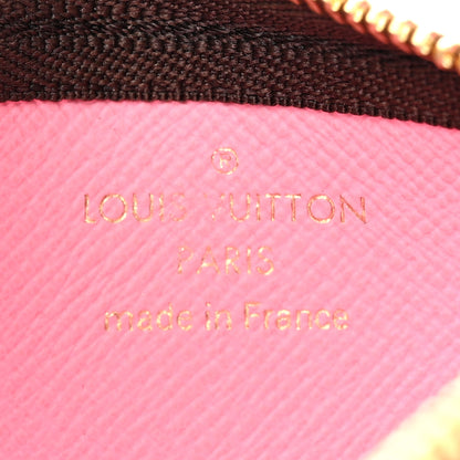 Louis Vuitton Monogram 2023 Christmas Animation Alpine Key Pouch Pink 6 of 7