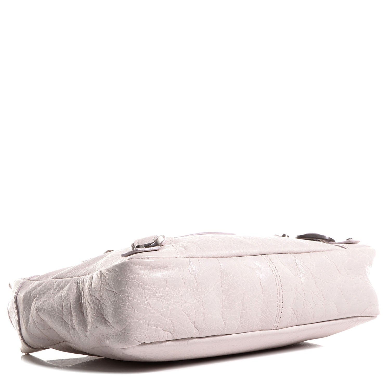 Balenciaga Agneau Classic Hardware Porte Toilette Makeup Clutch Nacre 4 of 10