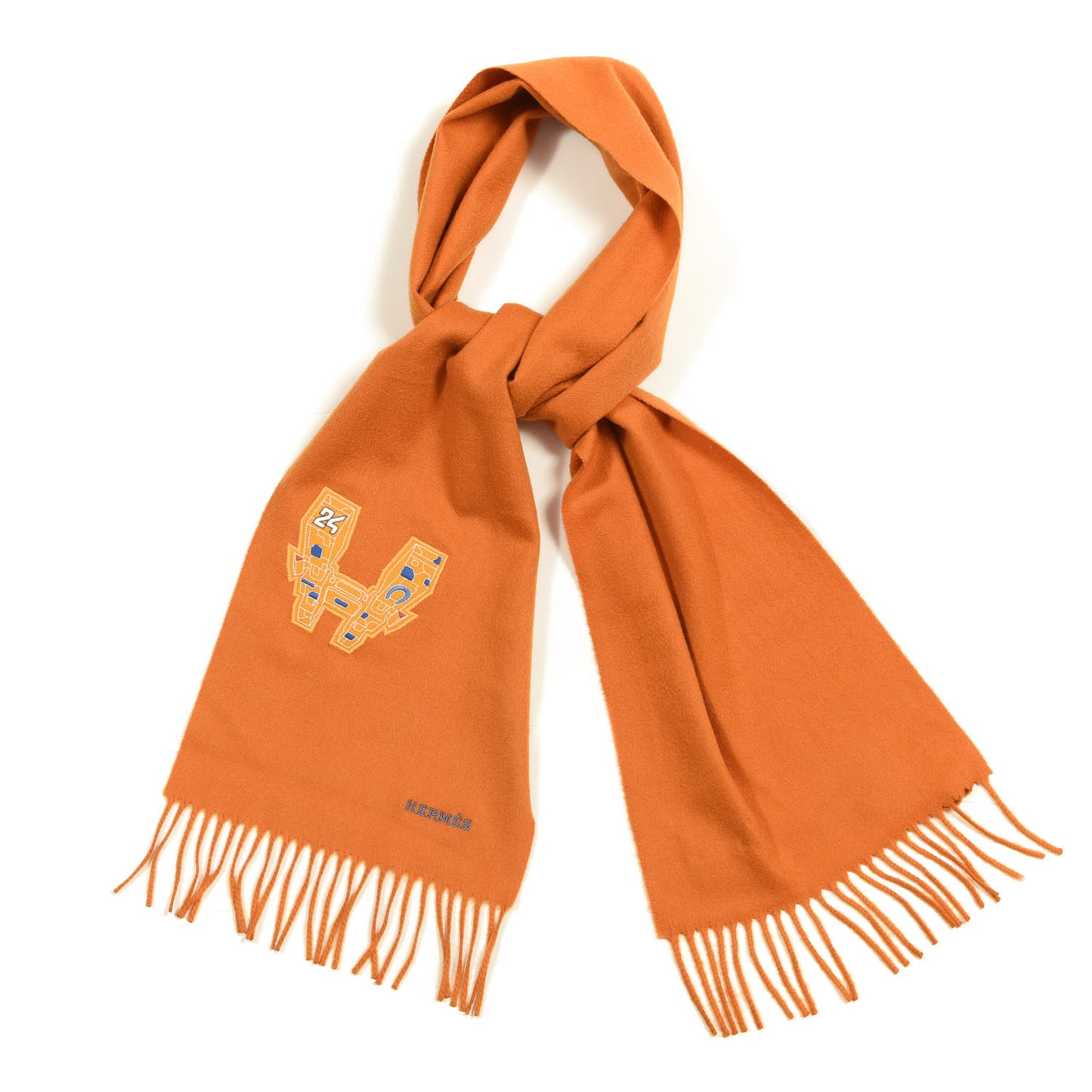 Cashmere Space University Muffler Orange