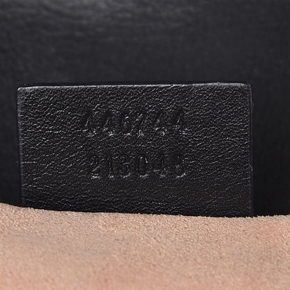 Gucci Calfskin Matelasse Mini GG Marmont Shoulder Bag Black 7 of 10