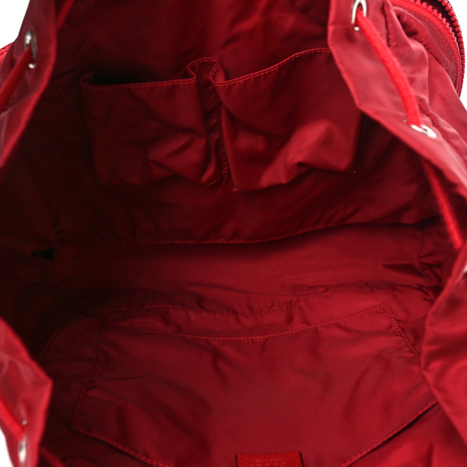 Gucci Nylon Monogram Medium Light Single Buckle Backpack Vibrant Red 5 of 10