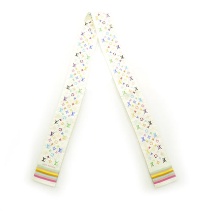 Louis Vuitton Silk Monogram Multicolor Bandeau White 1 of 5