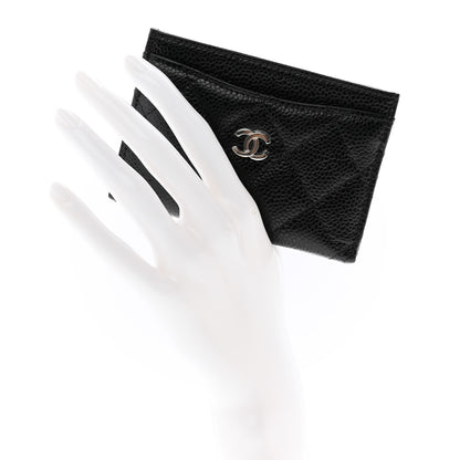 Chanel Caviar Quilted Card Holder Black 2 of 8