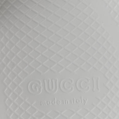Gucci Rubber Web Mens Slide Sandals 12 White Green Red 7 of 10