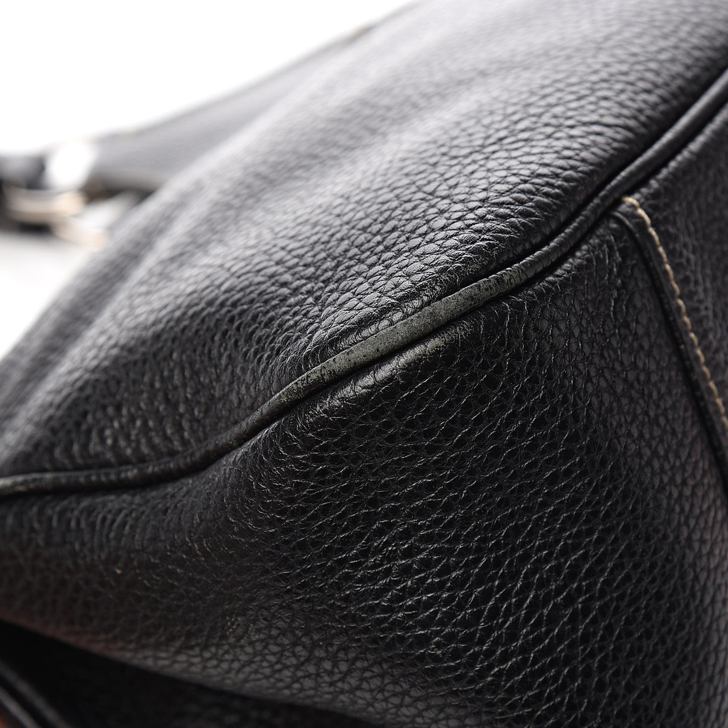 Prada Vitello Daino Shoulder Bag Black 9 of 13