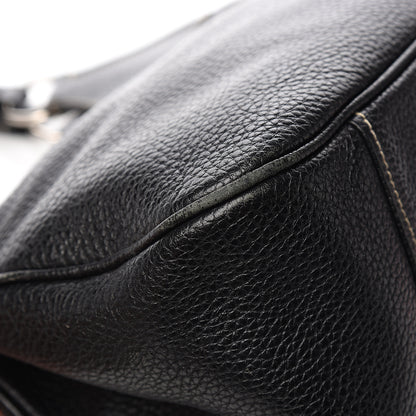 Prada Vitello Daino Shoulder Bag Black 9 of 13