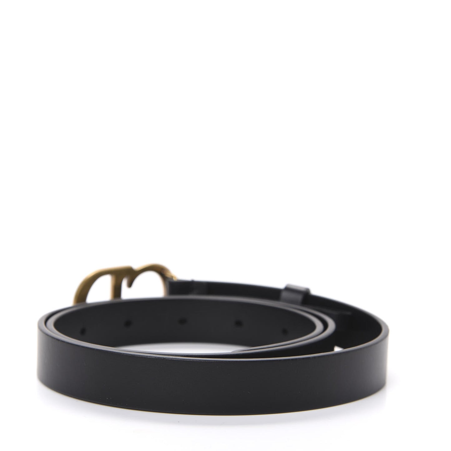 Calfskin Saddle Belt 80 Black