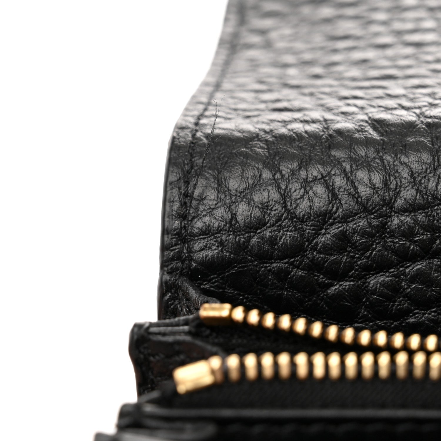 Burberry Signature Grain Small Madison Chain Clutch Black 10 of 11