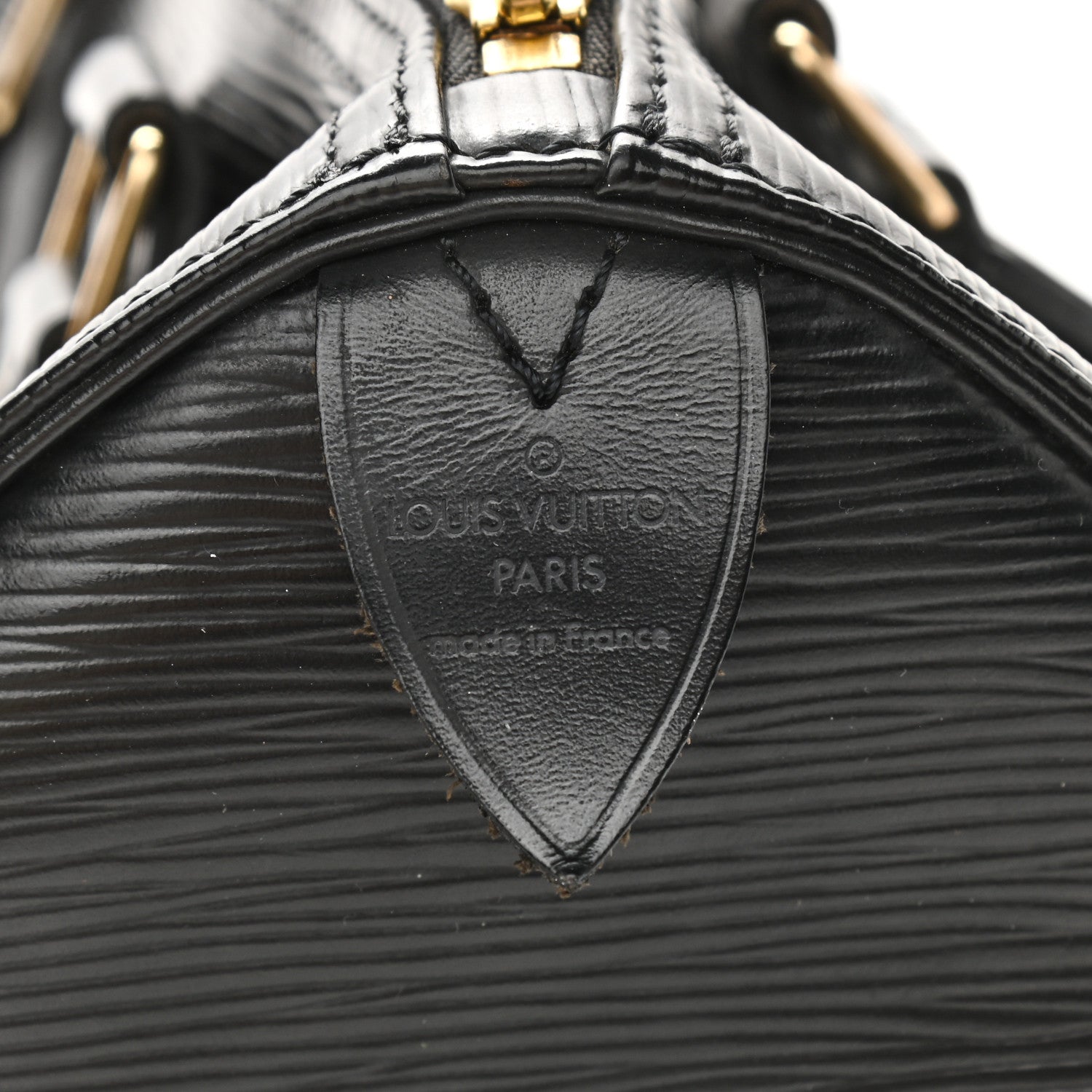 Louis Vuitton Epi Speedy 25 Black 9 of 10