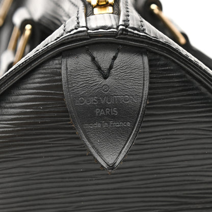 Louis Vuitton Epi Speedy 25 Black 9 of 10
