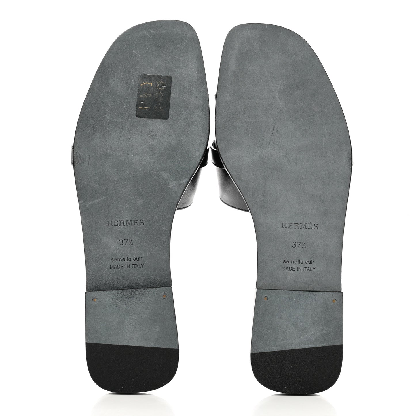 Calfskin Giulia Sandals 37.5 Black